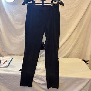 Isaac Mizrahi Live! Pull On Legging/Jeans with Pockets Black Size 6 RN81893